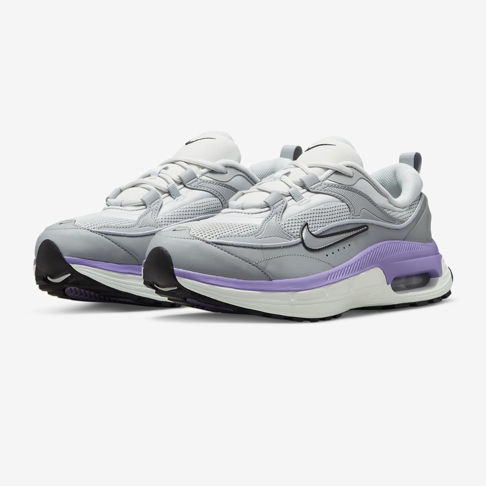 🚩SOLD🚩NIKE Air Max Bliss Women's 9 1/2 Photon Dust/Lilac/Metallic Silver - Picture 5 of 8